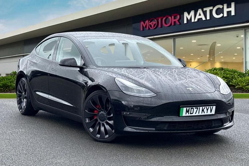 Used Tesla Model 3 Performance 82 kW (112 HP) 2022 Black Sedan