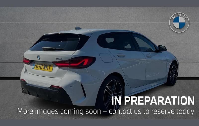 Used BMW 118 M Sport 138 HP (101 kW) 2020 White Hatchback