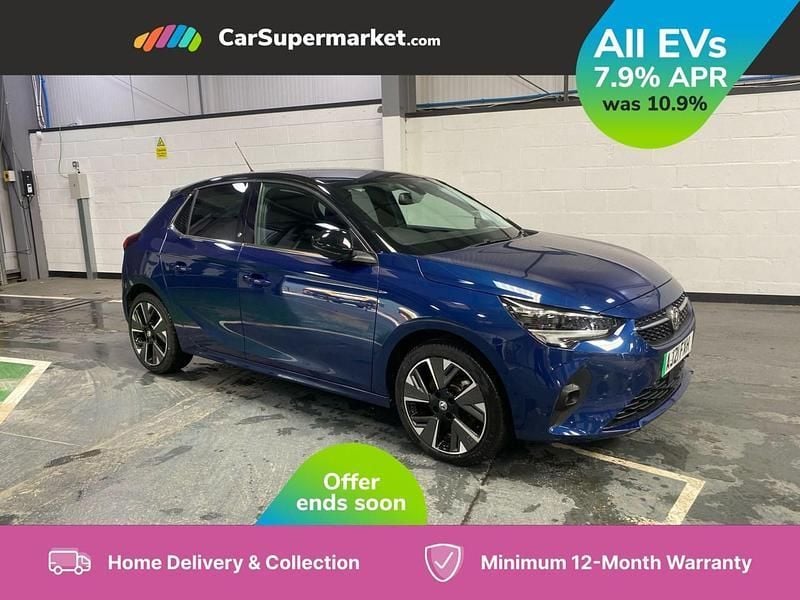 Blue Used 2021 Vauxhall Corsa-e Elite Hatchback | £10,697 (Fair price) - Image 1/3