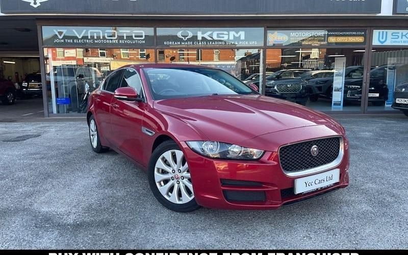 Red Used 2018 Jaguar XE Prestige Sedan | £11,495 (Fair price) - Image 1/4