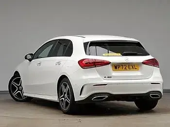 Used Mercedes A180 AMG Line Premium 136 HP (100 kW) 2023 White Hatchback