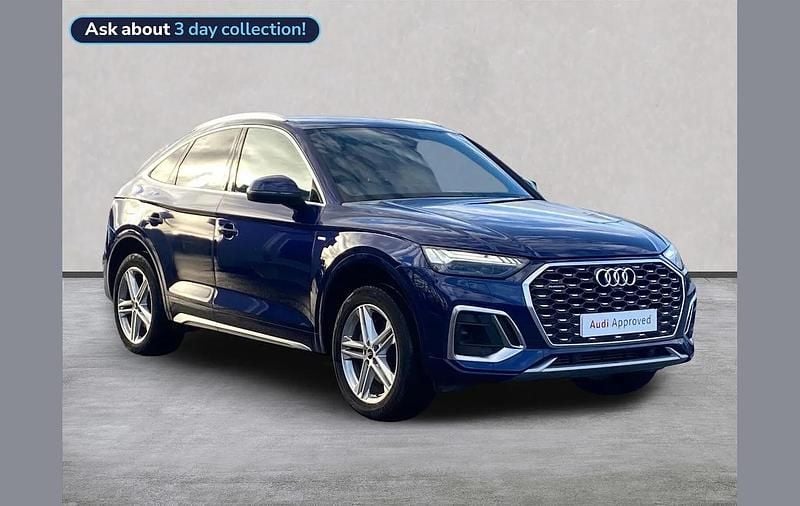 Used Audi Q5 Sportback S-Line 261 HP (191 kW) 2022 Blue SUV