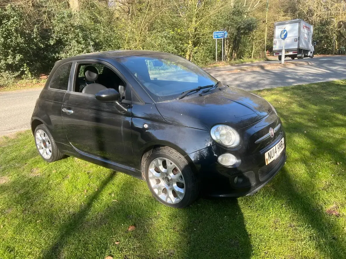 Used Fiat 500 S 69 HP (50 kW) 2014 Black Hatchback