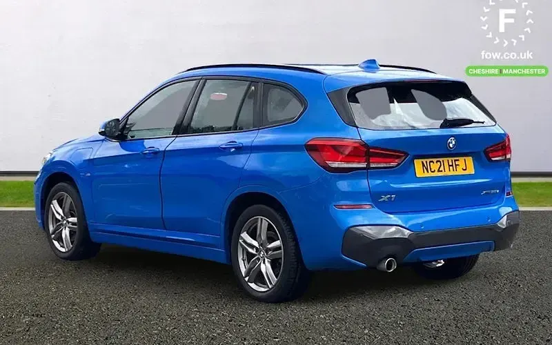 Used BMW X1 M Sport 220 HP (161 kW) 2021 Blue SUV