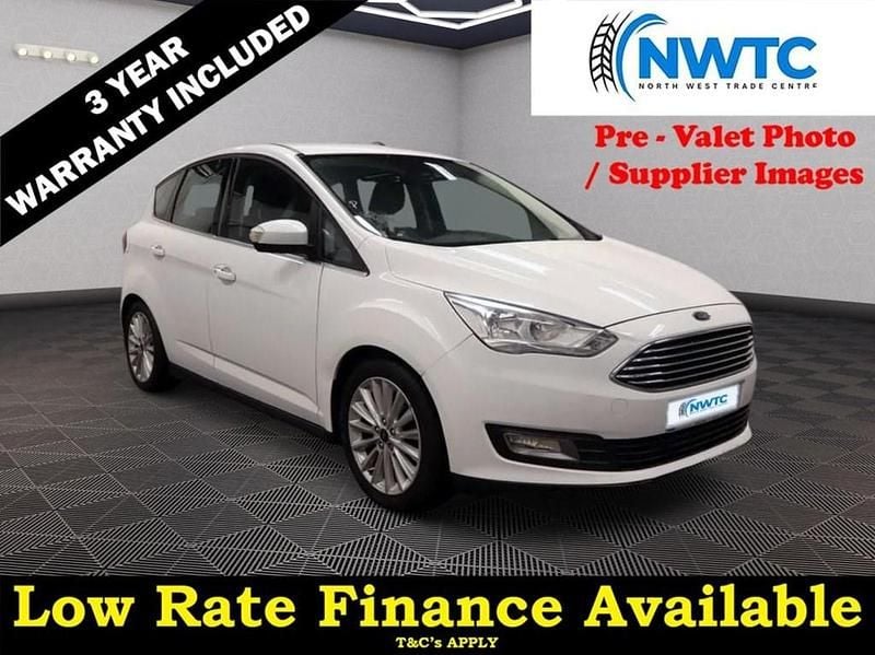 White Used 2017 Ford C-MAX Titanium MPV | £9,995 (Fair price) - Image 1/3