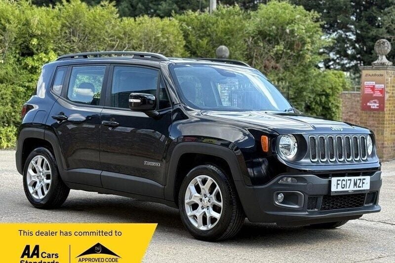 Black Used 2017 Jeep Renegade Longitude SUV | £6,790 (Good price) - Image 1/1