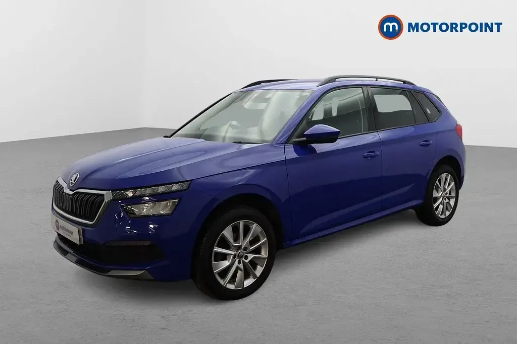Begagnad Skoda Kamiq SE Drive 2023 Blå SUV