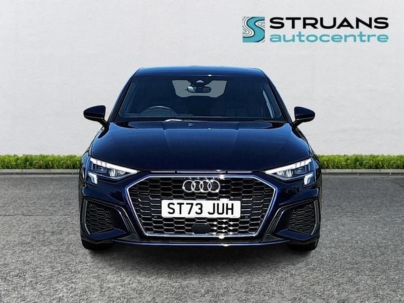 Used Audi A3 S-Line 150 HP (110 kW) 2023 Blue Sedan