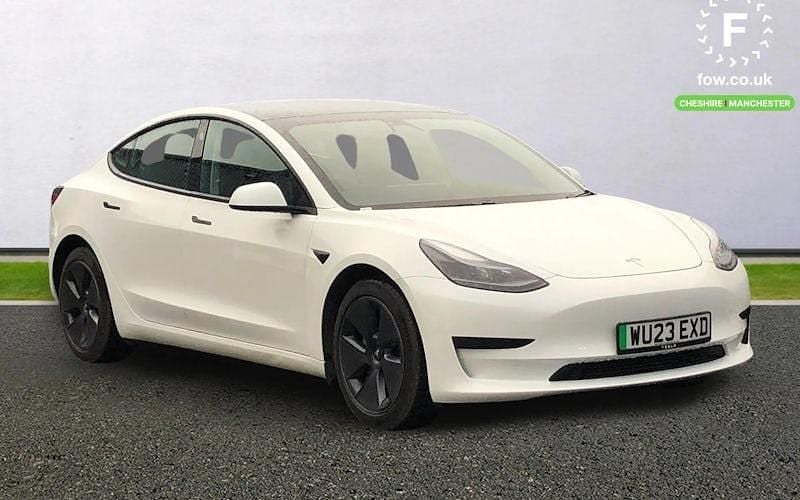 White Used 2023 Tesla Model 3 RWD Sedan | £19,199 (Fair price) - Image 1/3