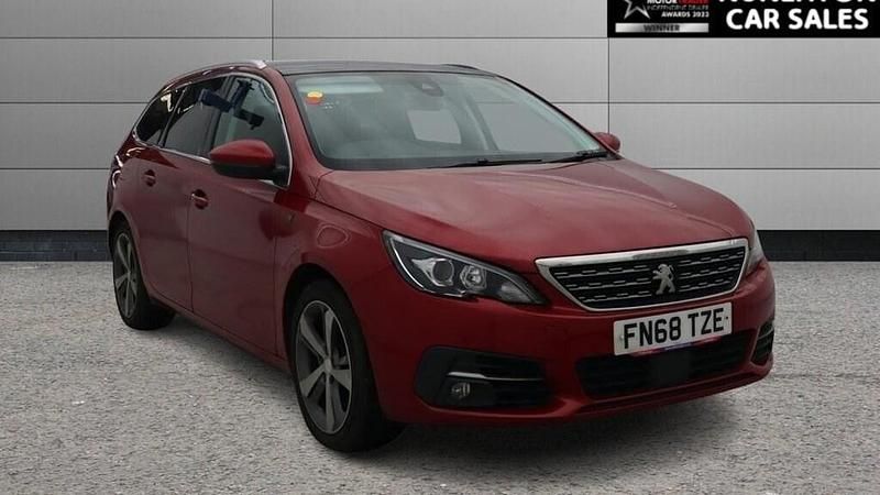 Used Peugeot 308 SW S 130 HP (95 kW) 2018 Red Estate