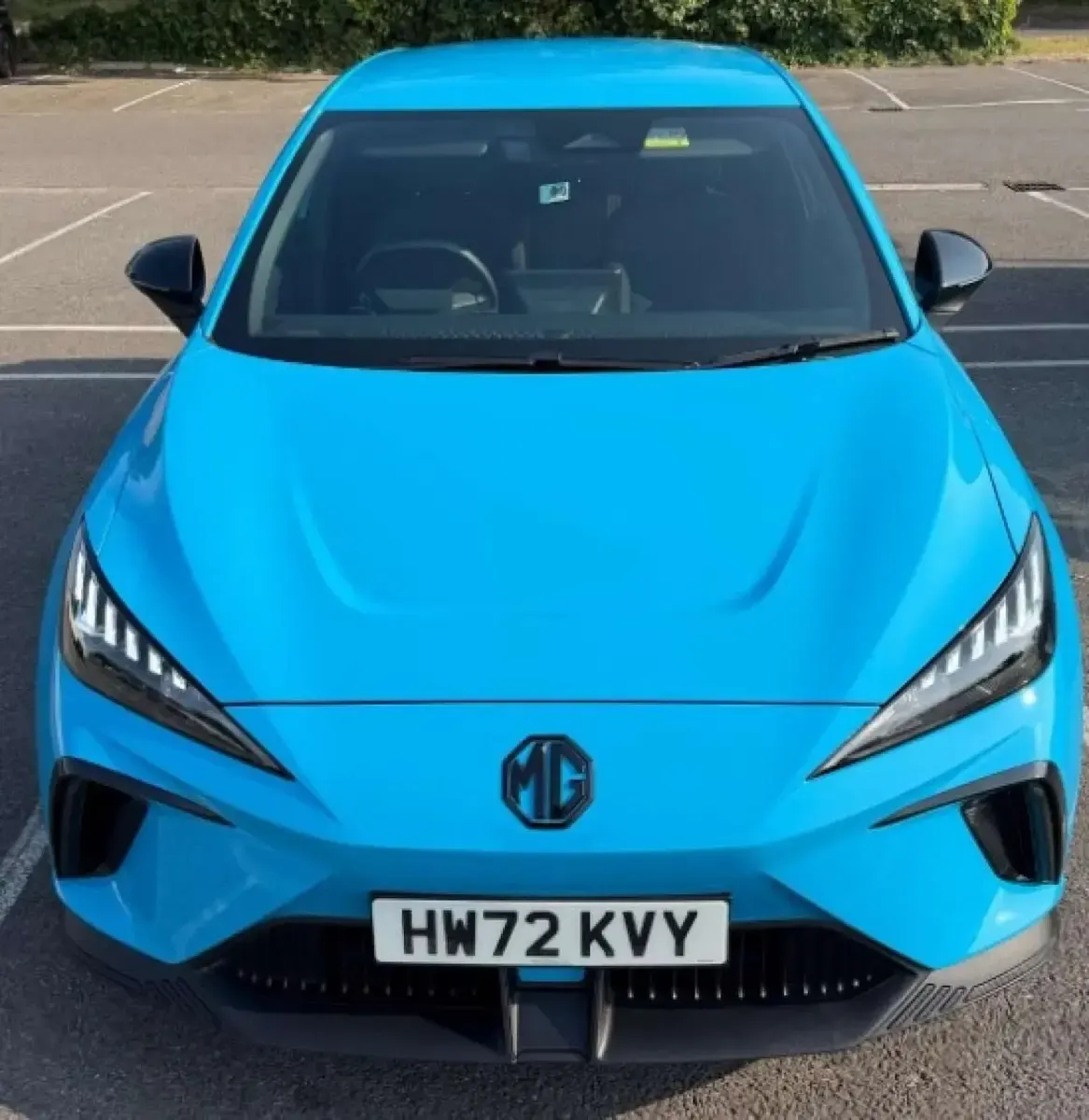 Used MG MG4 EV SE 50 kW (69 HP) 2022 Blue Hatchback