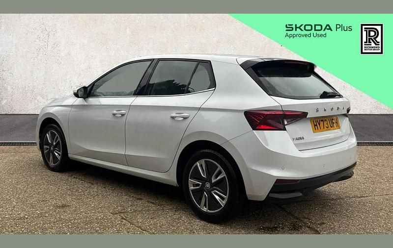 Used Skoda Fabia SE L 110 HP (80 kW) 2023 White Hatchback