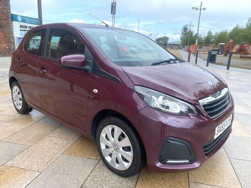 Mauve/purple Used 2015 Peugeot 108 Active Hatchback | £4,290 (Fair price) - Image 1/4