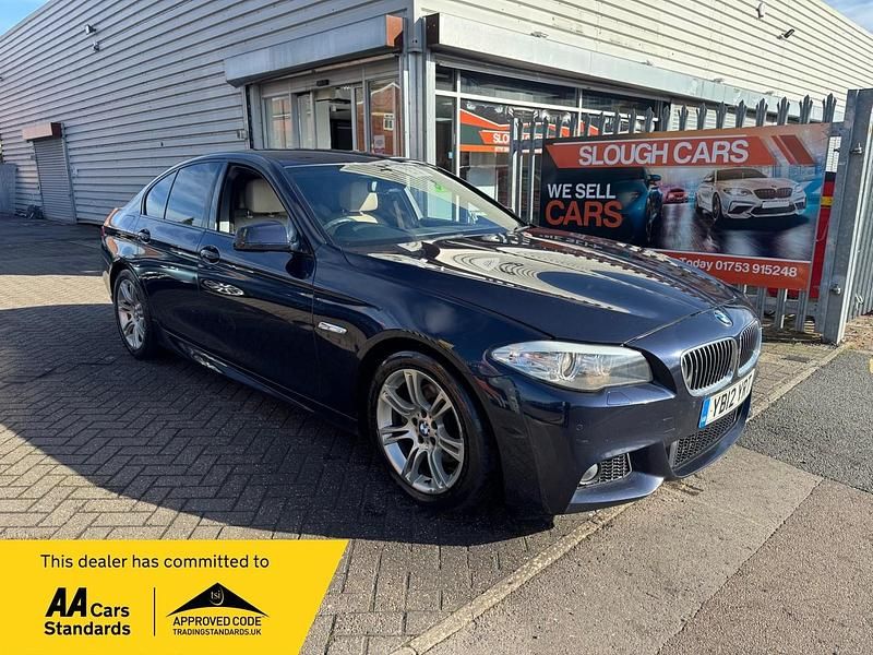 Blue Used 2012 BMW 520 M Sport Sedan | £3,295 (Good price) - Image 1/4