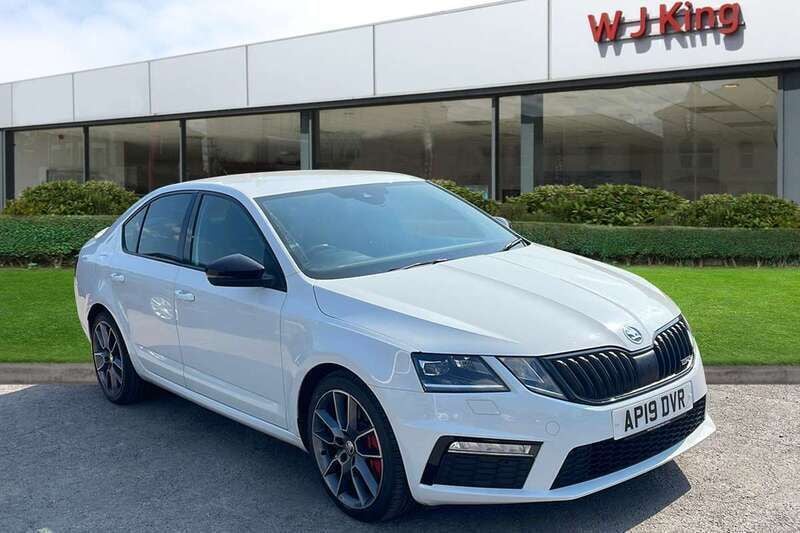 White Used 2019 Skoda Octavia vRS Hatchback | £15,495 (Good price) - Image 1/3