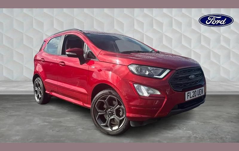 Used Ford Ecosport ST-Line 125 HP (91 kW) 2020 Lucid red SUV