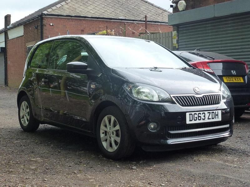 Black metallic Used 2013 Skoda Citigo Elegance Hatchback | £4,495 (Fair price) - Image 1/4