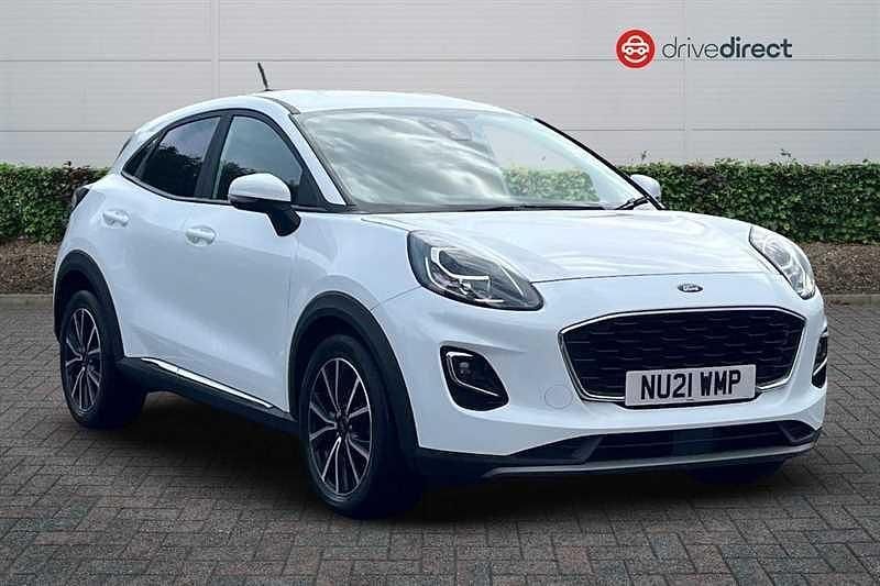 White Used 2021 Ford Puma Titanium SUV | £12,979 (Super price) - Image 1/4