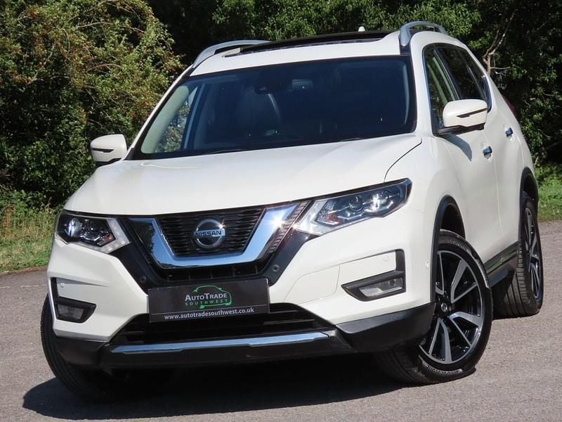White Used 2019 Nissan X-Trail Tekna SUV | £13,494 (Fair price) - Image 1/4