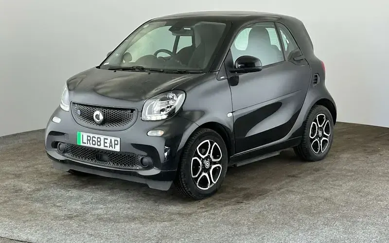 Used Smart ForTwo Electric Drive Premium 60 kW (82 HP) 2018 Black Coupe