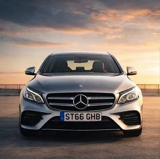 Used Mercedes E220 AMG line 194 HP (142 kW) 2016 Silver Sedan