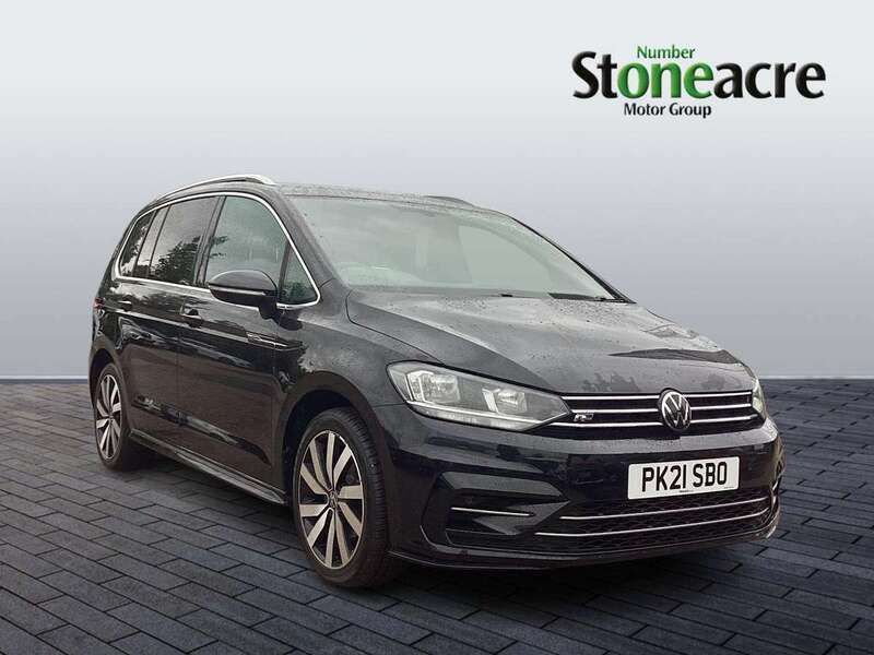 Black Used 2021 VW Touran R-line MPV | £17,495 (Fair price) - Image 1/4