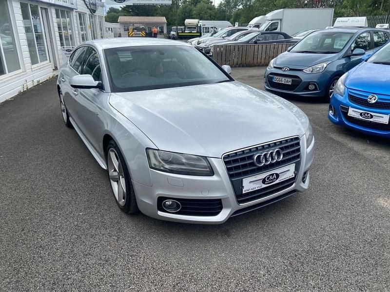 Silver Used 2012 Audi A5 Sportback S-Line Hatchback | £4,995 (Fair price) - Image 1/4