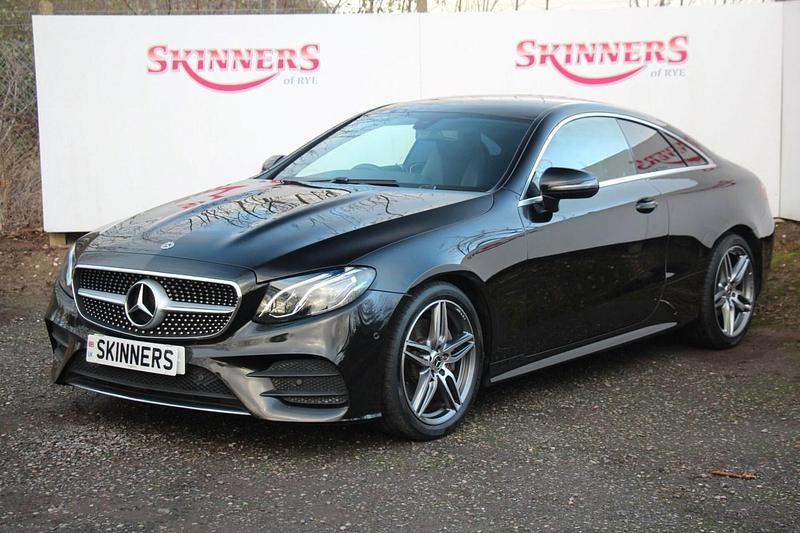 Used Mercedes E220 AMG line 194 HP (142 kW) 2017 Black Coupe