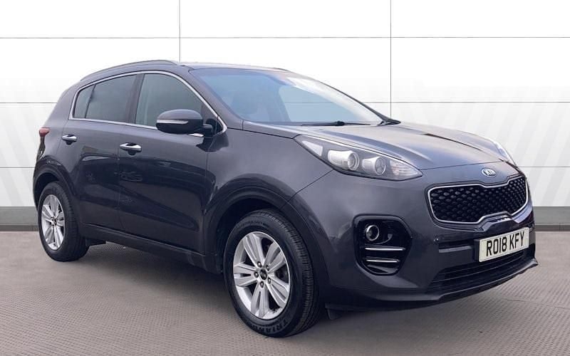 Silver Used 2018 Kia Sportage 2 SUV | £9,334 (Good price) - Image 1/4