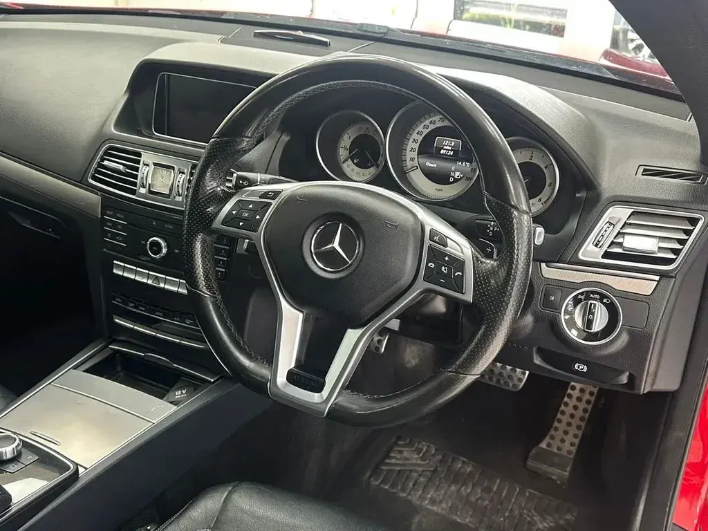 Used Mercedes E220 AMG line 2015 Red Coupe