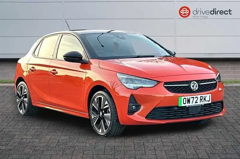 Second-hand Vauxhall Corsa-e GS Line 100 kW (136 CP) 2022 Portocaliu Hatchback