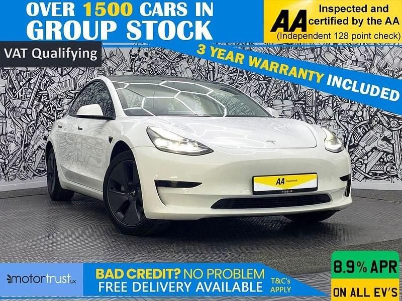 Used Tesla Model 3 254 kW (346 HP) 2021 White Sedan