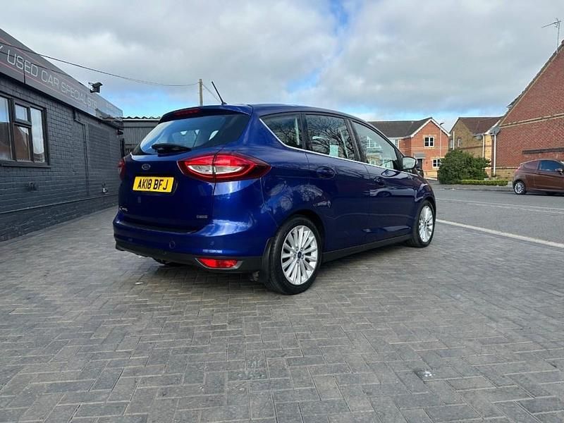 Begagnad Ford C-MAX Titanium 125 HK (91 kW) 2018 Blå Minibuss
