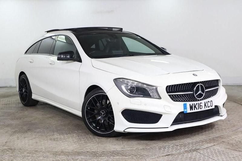 White Used 2016 Mercedes CLA220 Shooting Brake AMG Estate | £10,795 (Fair price) - Image 1/4