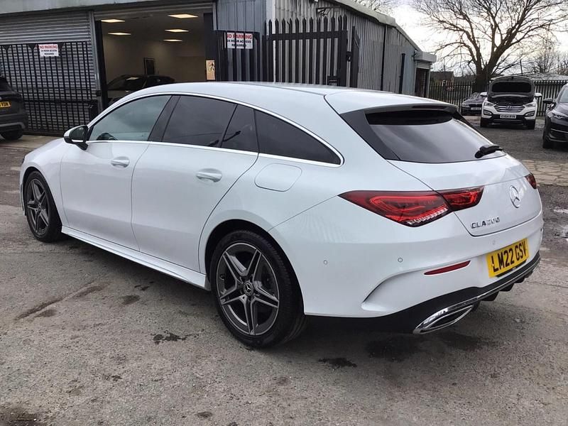 Used Mercedes CLA200 Shooting Brake AMG line 2022 White Estate