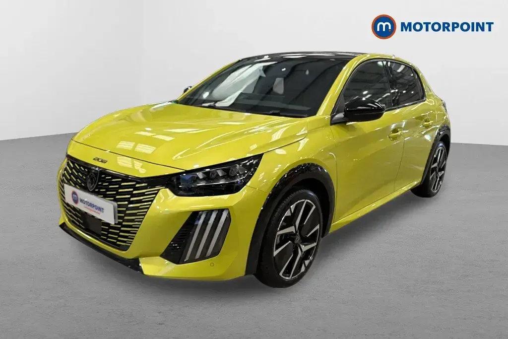 Used Peugeot e-208 GTi 114 kW (156 HP) 2024 Yellow Hatchback