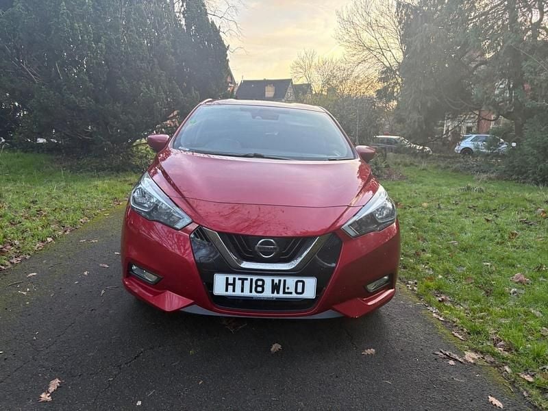 Used Nissan Micra N-Connecta 90 HP (66 kW) 2018 Red Hatchback