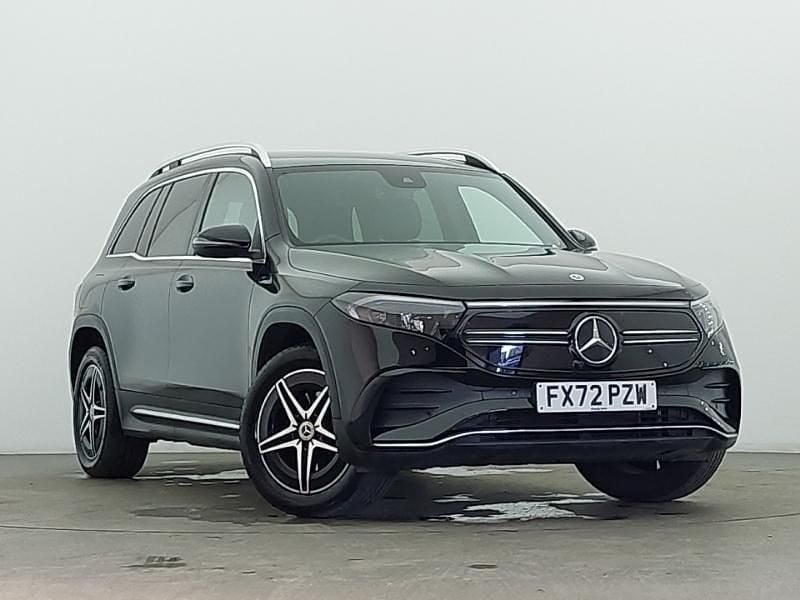 Black Used 2022 Mercedes EQB300 AMG line SUV | £24,498 (Fair price) - Image 1/4