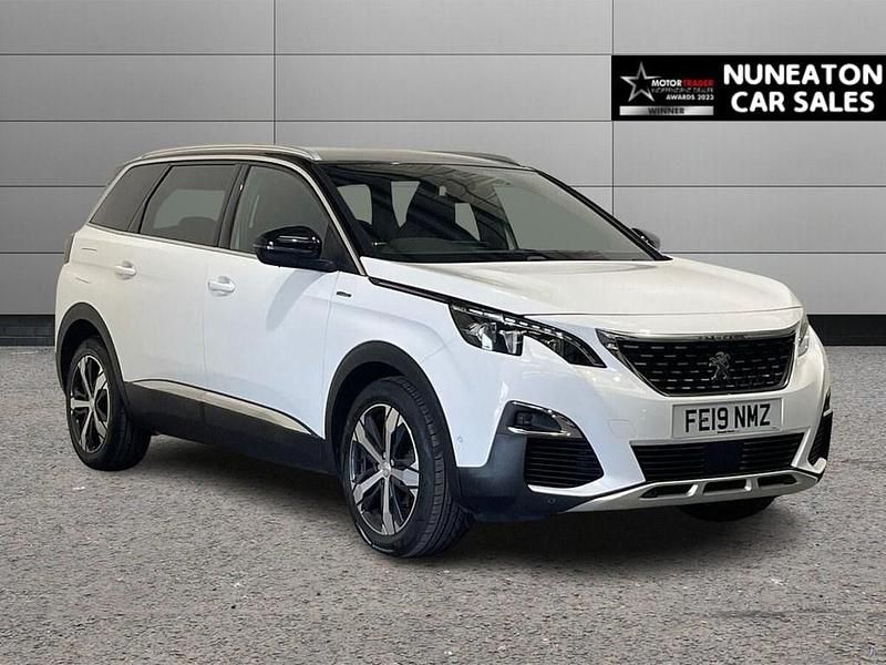 White Used 2019 Peugeot 5008 GT-line MPV | £14,400 (Fair price) - Image 1/4