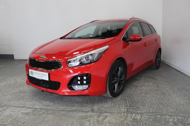 Used Kia Ceed Sportswagon GT-Line 136 HP (100 kW) 2016 Red Estate
