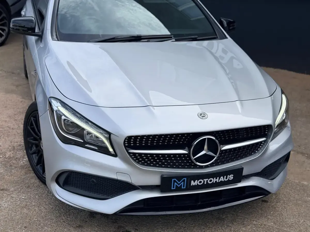 Used Mercedes CLA200 AMG line 156 HP (114 kW) 2018 Silver Sedan