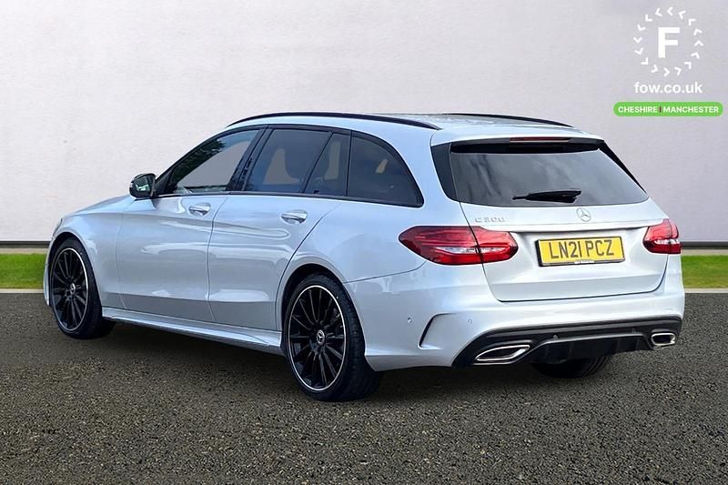 Used Mercedes C300 AMG Line Premium 2021 Silver Estate