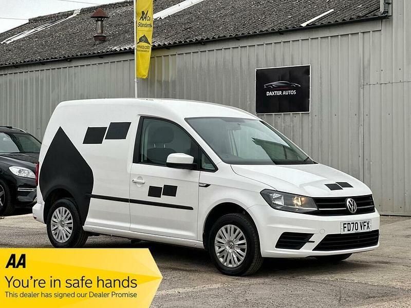 White Used 2021 VW Caddy Trendline MPV | £10,490 (Super price) - Image 1/2