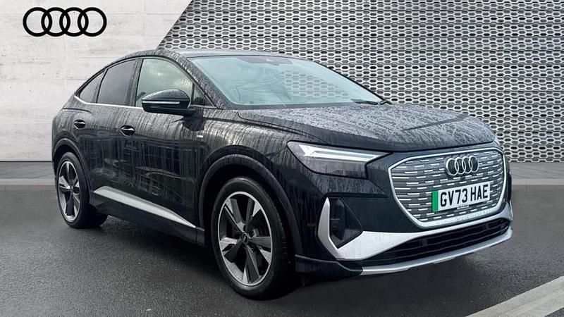 Used Audi Q4 e-tron S-Line 150 kW (204 HP) 2023 Black SUV