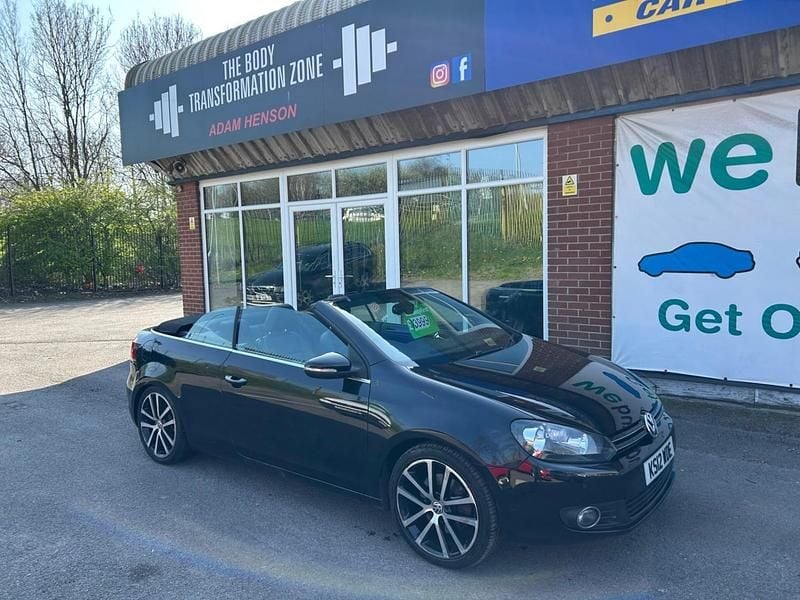 Used VW Golf Cabriolet GT 140 HP (102 kW) 2012 Black Cabriolet