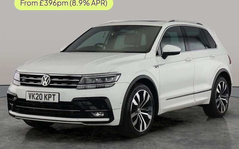 Used VW Tiguan R-line 150 HP (110 kW) 2020 White SUV