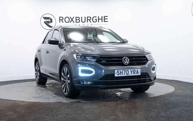 Usado VW T-Roc R-line 150 HP (110 kW) 2021 Cinzento SUV