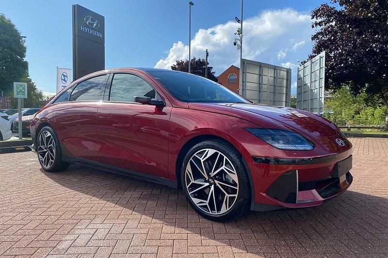 Red Used 2023 Hyundai Ioniq 6 Ultimate Sedan | £24,750 (Good price) - Image 1/4