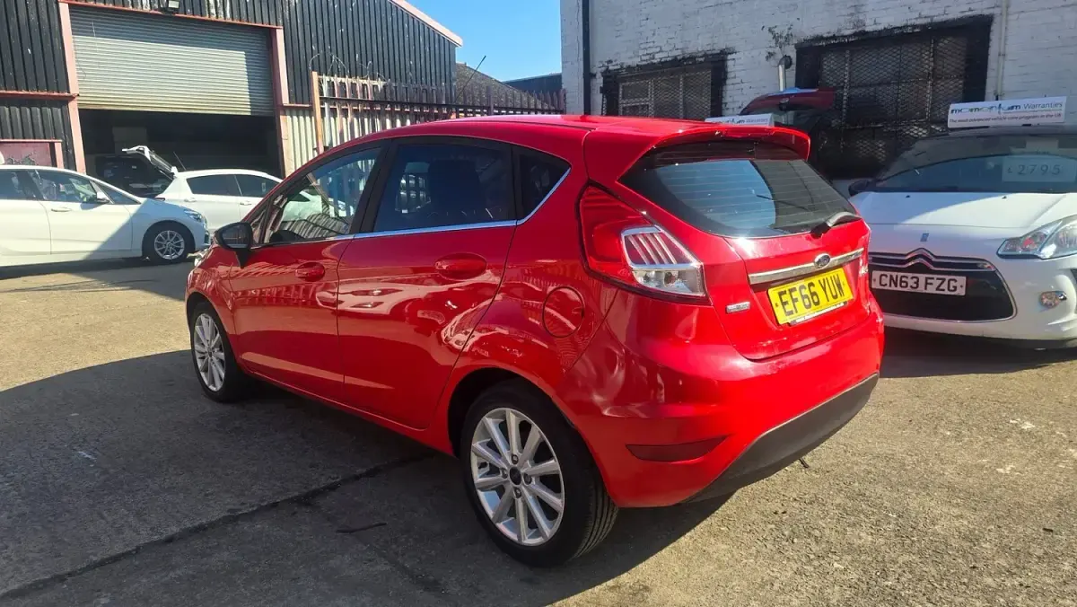 Used Ford Fiesta Titanium 2017 Red Hatchback