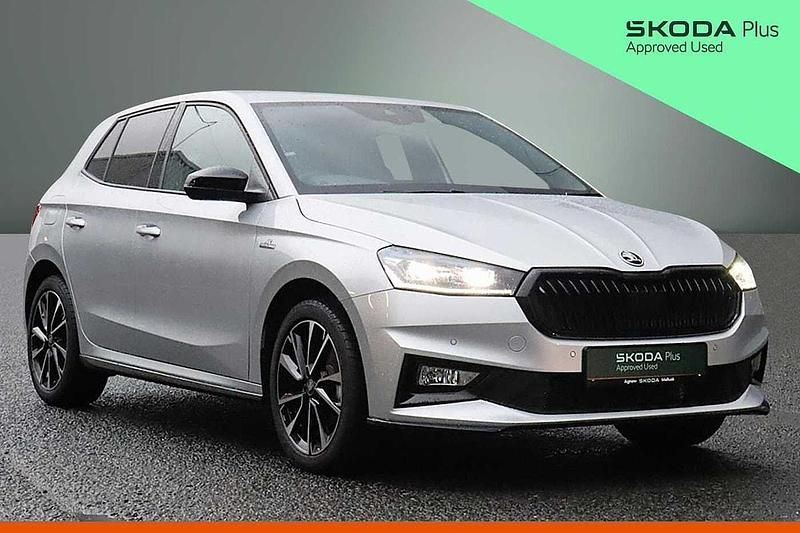 Used Skoda Fabia Monte Carlo 85 HP (62 kW) 2025 Brilliant silver metallic Hatchback